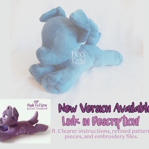 Small Dog/ Quadruped PDF Plush Pattern by NoxxPlush