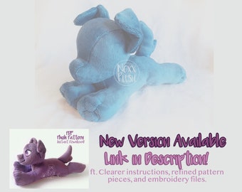 Small Dog/ Quadruped PDF Plush Pattern by NoxxPlush