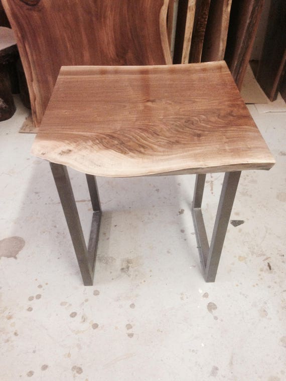 Custom Live Edge Side Table Side Table Live Edge End Table Etsy