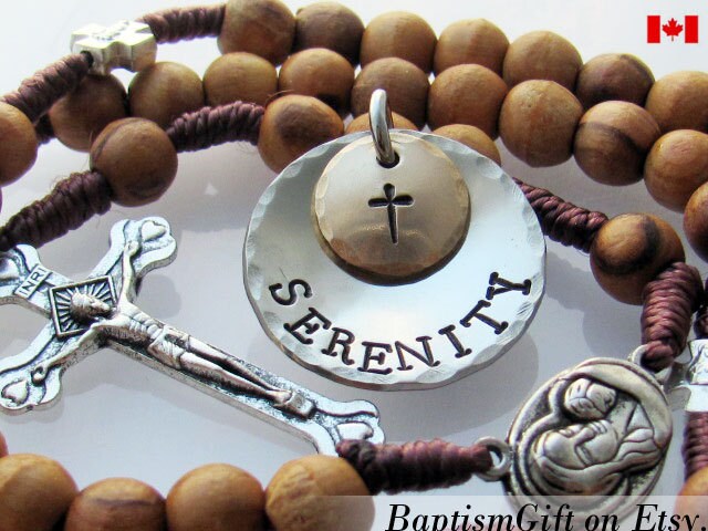 Rosary, Religious Gift for Men, Recovery Gift for Him, Mini Rosary