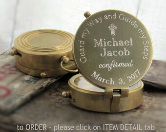 Compass, Engraved Compass, Personalized Compass. Latitude and Longitude Coordinates. Gps Coordinates Gift. Deployment. Navy. Marines.