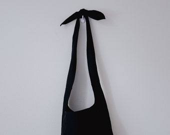 Bunny "Tokki" CrossBody / Shoulder Bag with Tie Strap