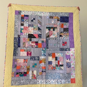 Handmade Baby Quilt Liberty London Tana Lawn Blanket - Patchwork Quilt - Gender neutral