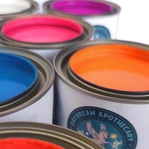 Sundance Neon Orange Paint, Furniture Paint, Crafting Paint, Daydream Apothecary, Chalk Paint image 8