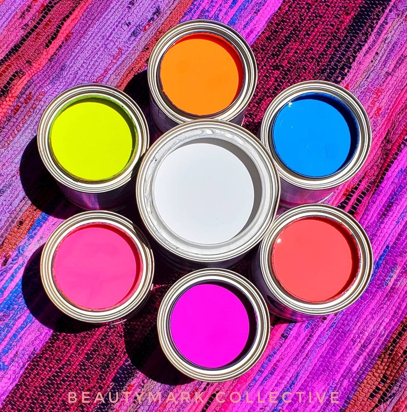 Sundance Neon Orange Paint, Furniture Paint, Crafting Paint, Daydream Apothecary, Chalk Paint image 5