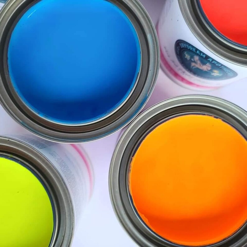 Sundance Neon Orange Paint, Furniture Paint, Crafting Paint, Daydream Apothecary, Chalk Paint image 9