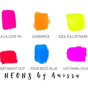 Sundance Neon Orange Paint, Furniture Paint, Crafting Paint, Daydream Apothecary, Chalk Paint image 7