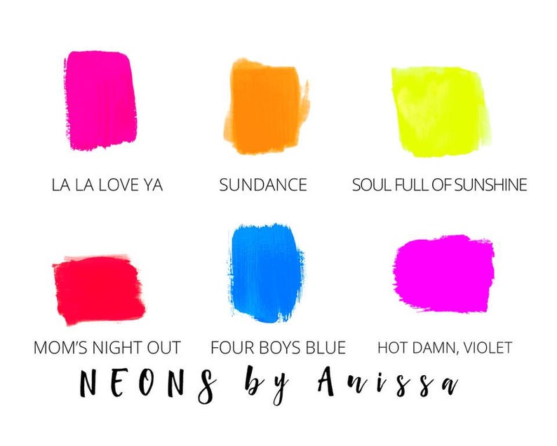 Sundance Neon Orange Paint, Furniture Paint, Crafting Paint, Daydream Apothecary, Chalk Paint image 7