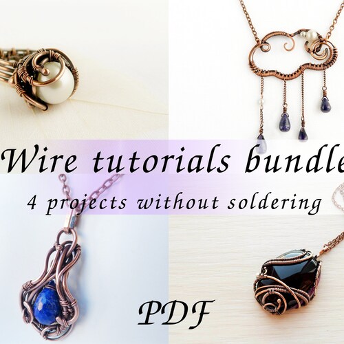 Jewelry Tutorial DIY Project PDF Tutorial Wire Wrapped - Etsy