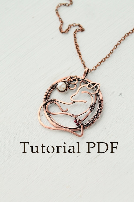 Wire Wrapped Jewelry Tutorial Fox Pendant Copper Wire Tutorial