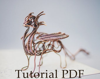 Tutorial DIY Project PDF Tutorial Wire Wrapped Sculpture Dragon