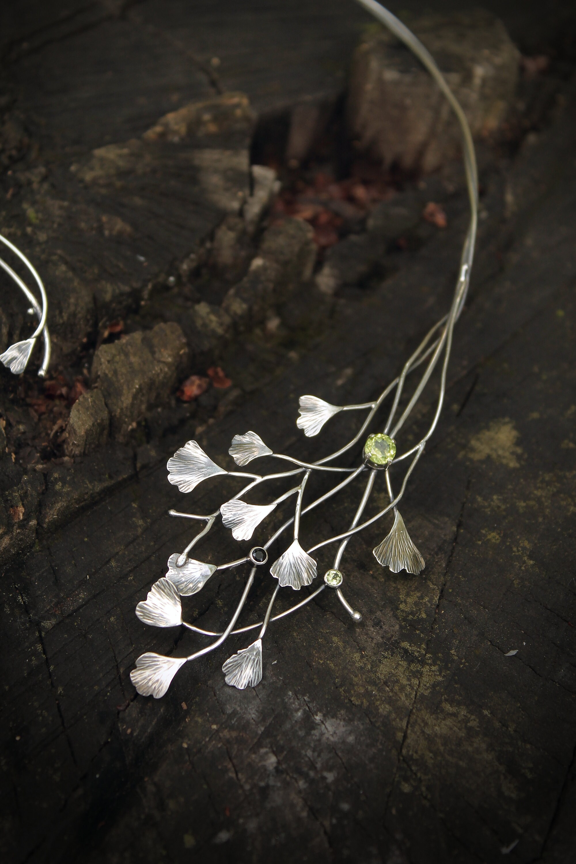 Fern collar necklace Clearance