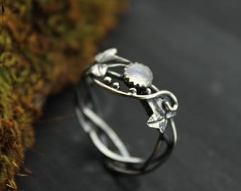Silver Ivy Ring — Idle Talons