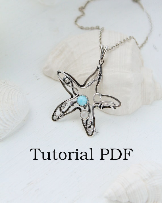 Silversmith Necklace Tutorial Starfish Pendant Wire Wrapped