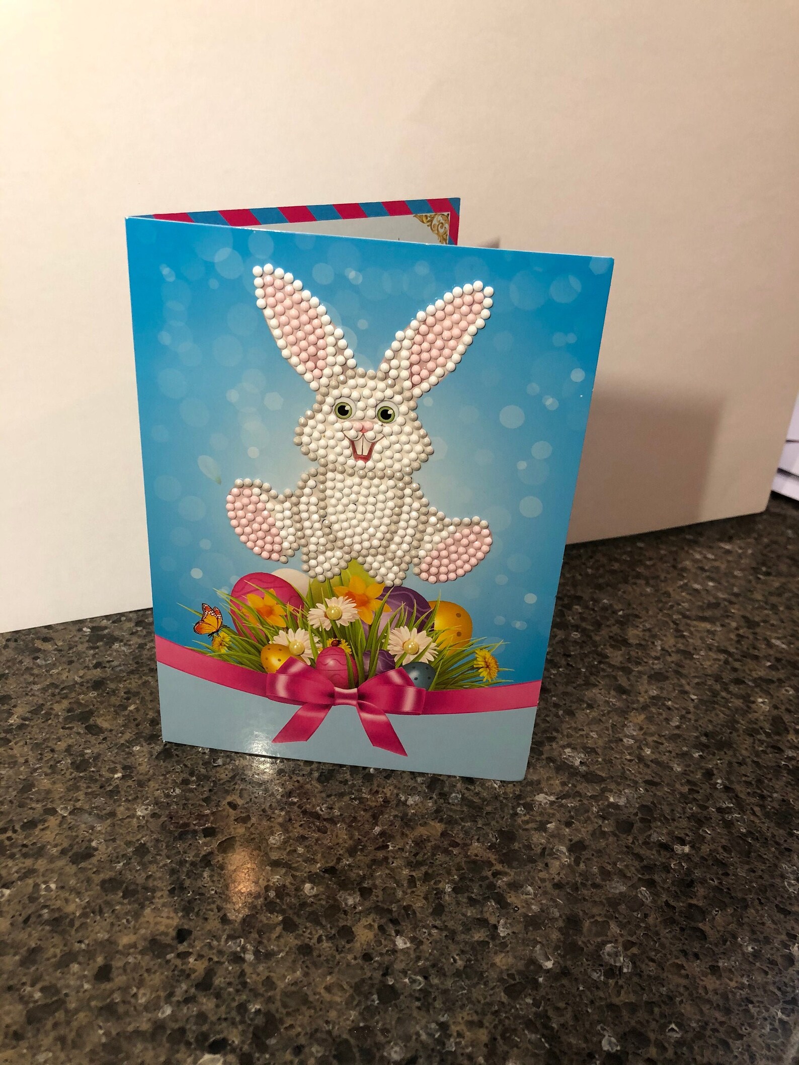 Easter card Finished made with Diamond Dots | Etsy