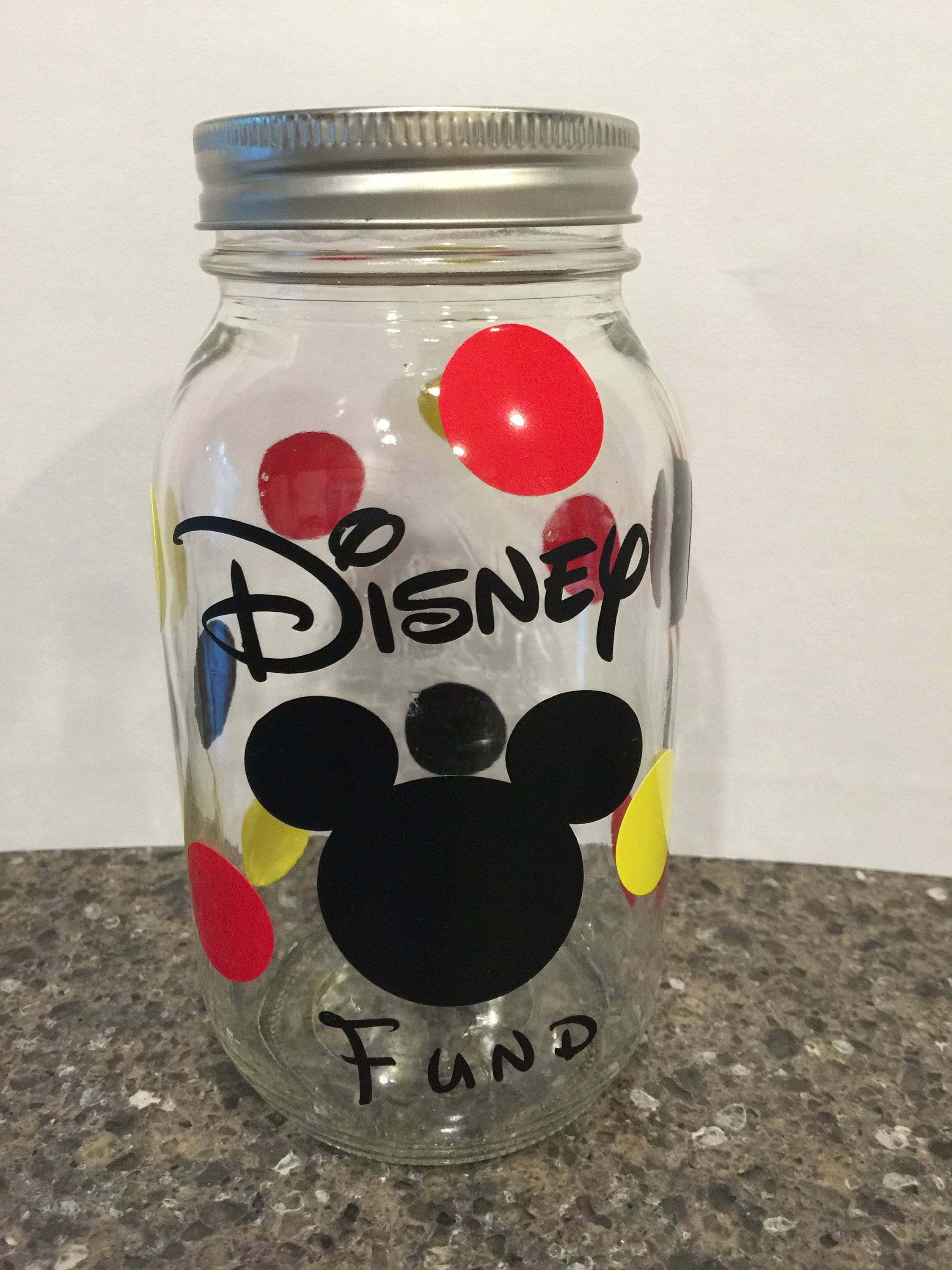 Disney Fund Jar Etsy
