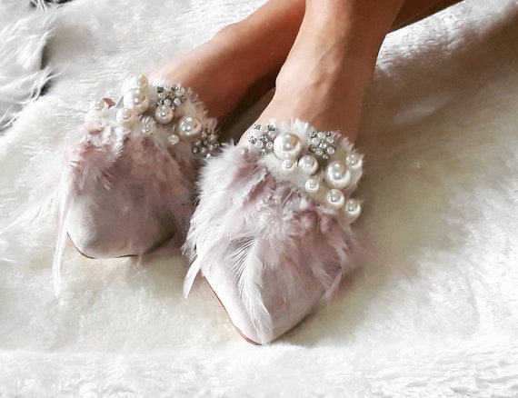 wedding shoes mules