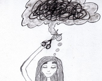 ADHD Diagnosis | Neurodivergent | Sketch Drawing Art