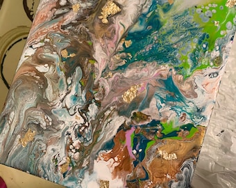 CUSTOM Abstract Pour Painting