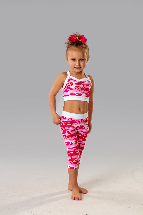 pink camo crop top