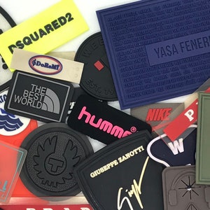 Custom Rubber Labels for Bag, Custom PVC Badges, 3D Pvc. Pathes