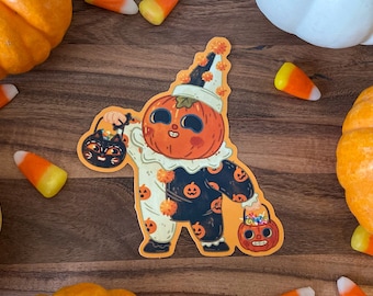Calabaza (pegatina de vinilo)
