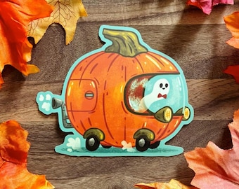 Fantasma humilde (pegatina de vinilo)