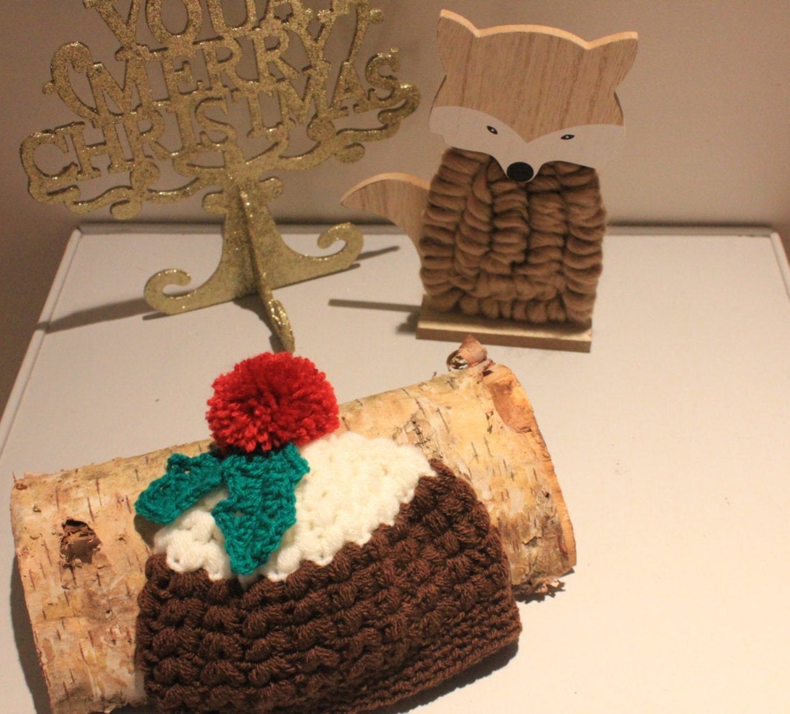 Novelty Christmas Pudding Hat. Winter, Baby Christmas Hat, Pudding Hat