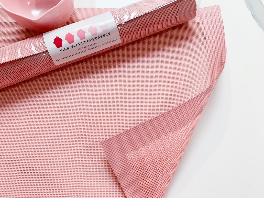 Pink Perforated Baking Mat - Etsy