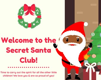 Secret Santa Club Certificate