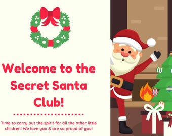 Secret Santa Club Certificate for you Kiddo!