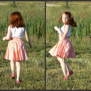 Classic Flat Front Pleated Skirt, any little girl will look special in this easy to wear skirt.