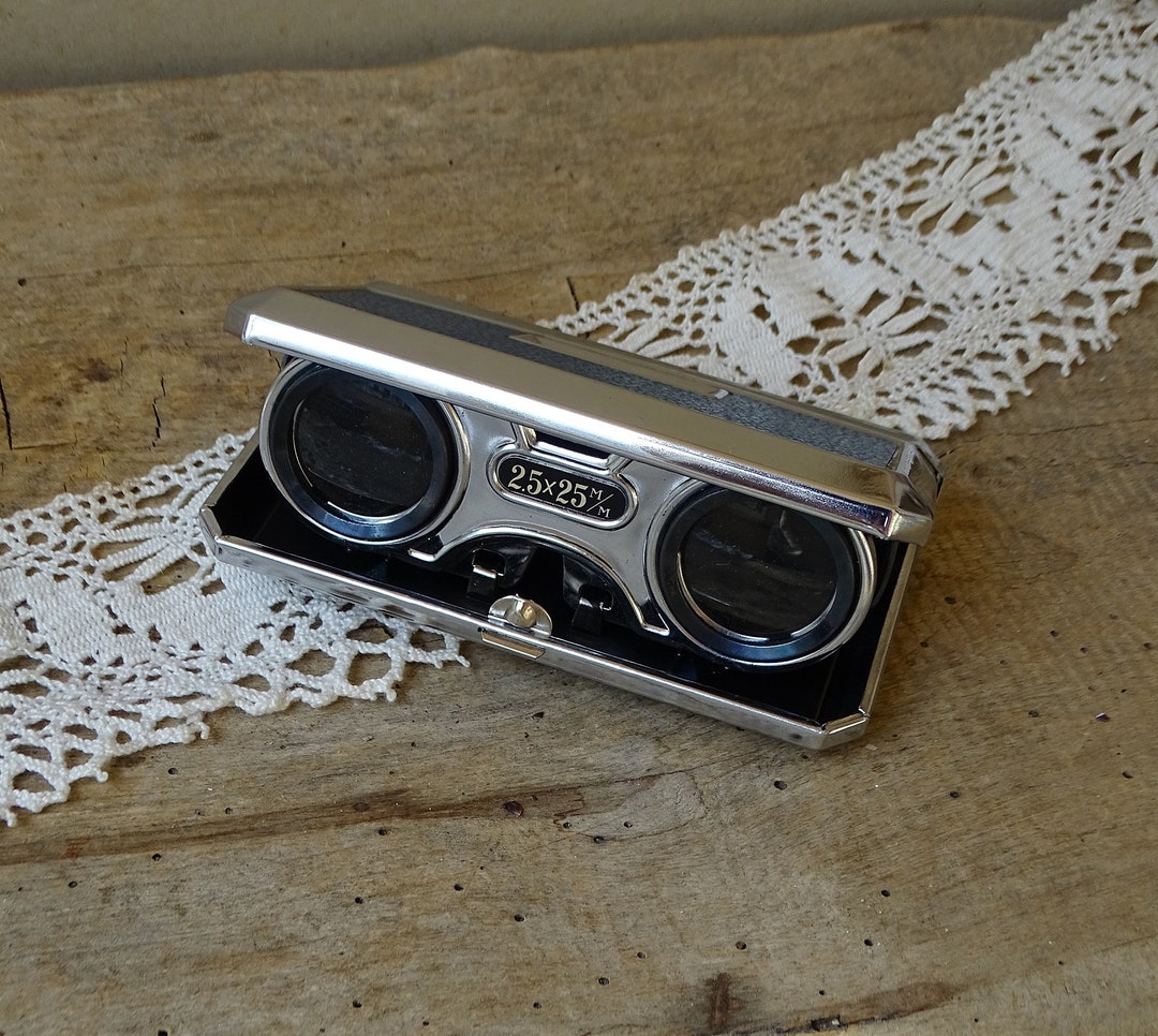 Vintage Folding Opera Glasses Focal 2.5n25binoculars Etsy