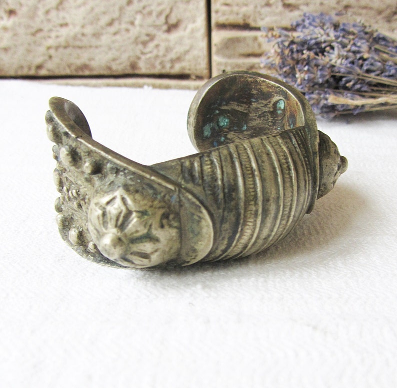 Antique 1800 Ottoman Cuff Bracelet Antique Jewelry Silver Etsy