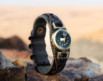 Men's Aries Bracelet - Men's Zodiac Bracelet
