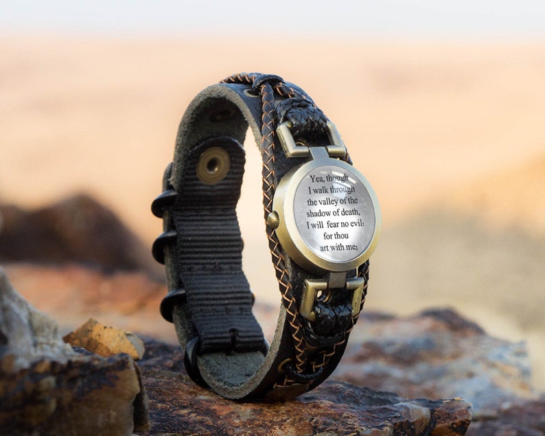 Yea though i walk through the valley of the shadow of death etsy