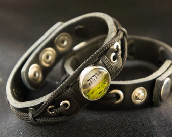 Jehovah Bracelet, Tetragrammaton Symbol Wrsitband Jewelry, Hebrew Inscription, JW, Jehovah's Witnesses Jewelry - יהוה