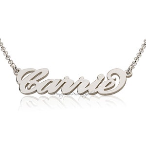 Personalized Silver Name Necklace -  Any name you wish
