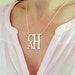 see more listings in the Monogram Necklace section