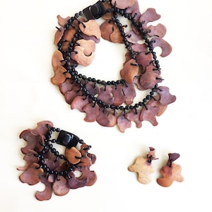 Monies necklace, Gerda Lynggaard necklace, Black statement choker, Fashion jewelry, Statement necklace, Bracelet Earrings Necklace Monies