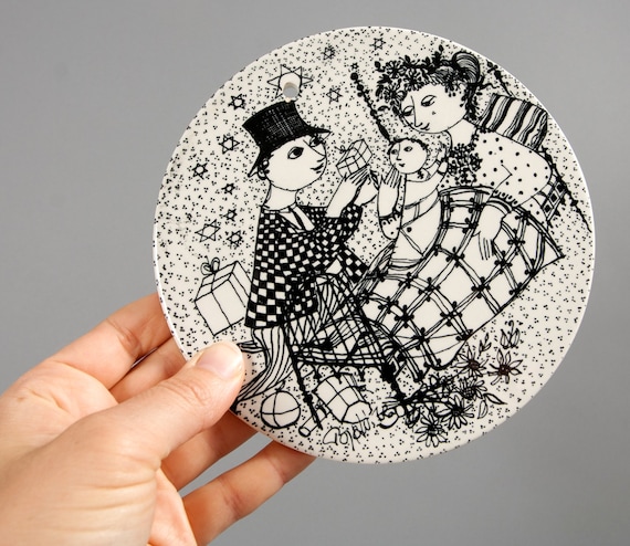 Wiinblad Plate, Home Decor, DECEMBER Platte, Birthday Nymolle