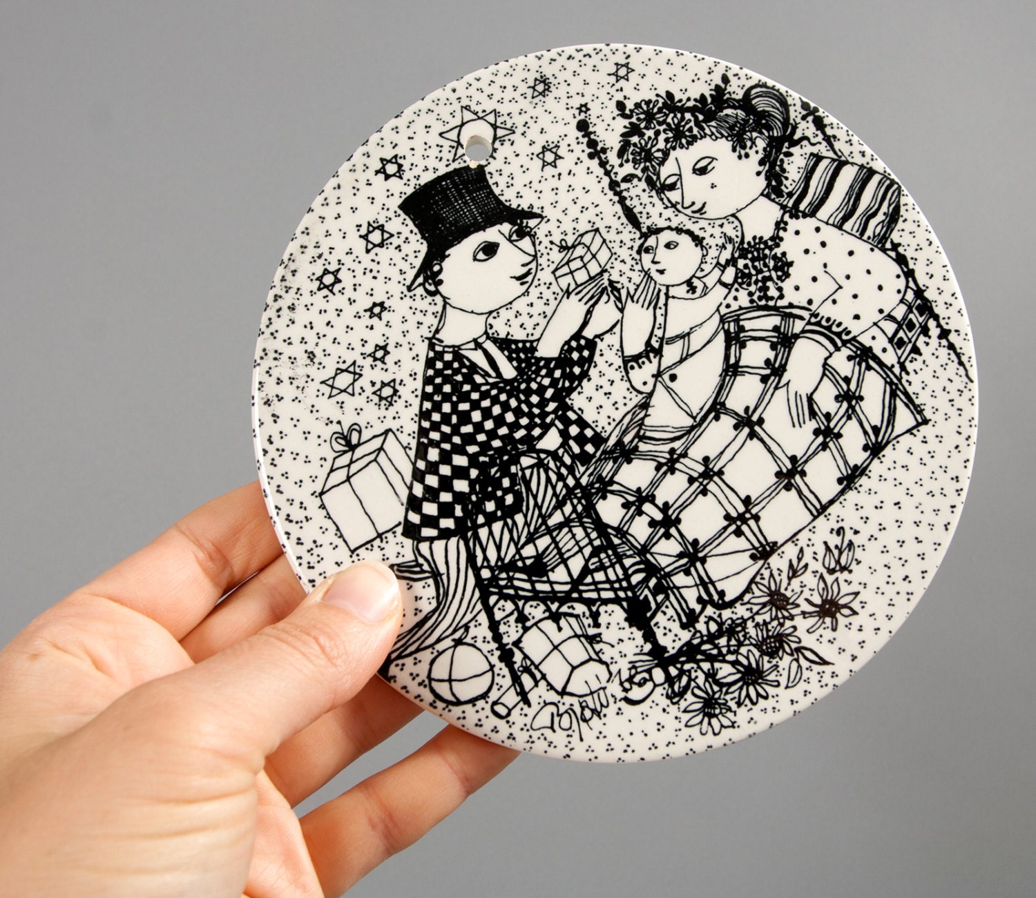 Wiinblad Plate, Home Decor, DECEMBER Platte, Birthday Nymolle