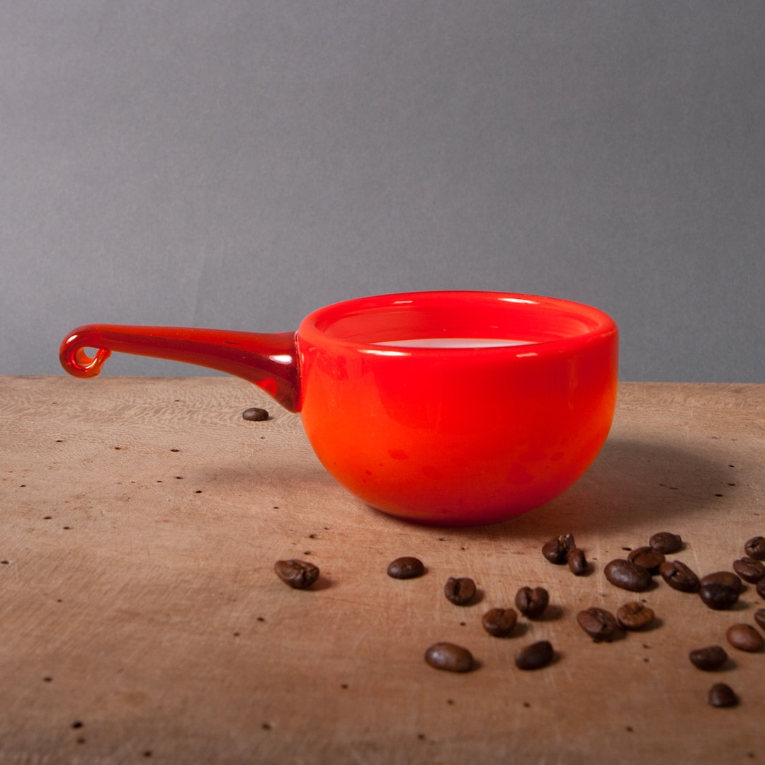 Holmegaard Glass Bowl Michael Bang Bowl Red Danish Bowl MCM Etsy