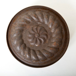 Antique cake mold, French cake mold, Metal cake mold, Vintage mold, Antique french kitchenware, Antique homeware, Cake mold, Home decor
