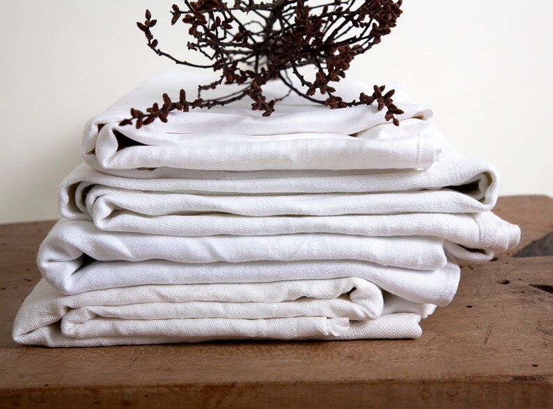 Tablecloth nr.33 Danish vintage linens Cottage style Rustic Etsy