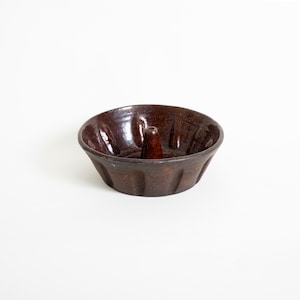 Antique cake mold, French cake mold, Ceramic cake mold, Vintage mold, Vintage french kitchenware, Vintage homeware, Brown mold, Home decor