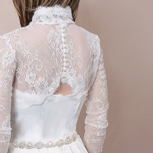 plus size bolero wedding jacket