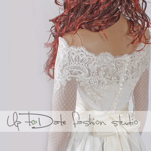 Plus Size lace wedding bolero , Off-Shoulder cover up , custom made , wrap , wedding accessories