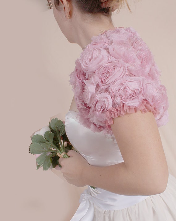 Giacca corta in piume rosa shocking per la sposa Abito da sposa taglie  forti per donna Giacca bolero e cappotti Coprispalle per giacca invernale  da sposa -  Italia