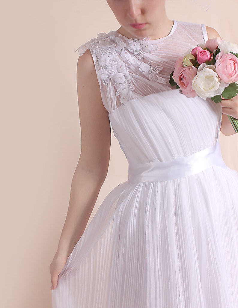 Plus Size Unique Floral Lace Applique Wedding Gown Bridal Etsy